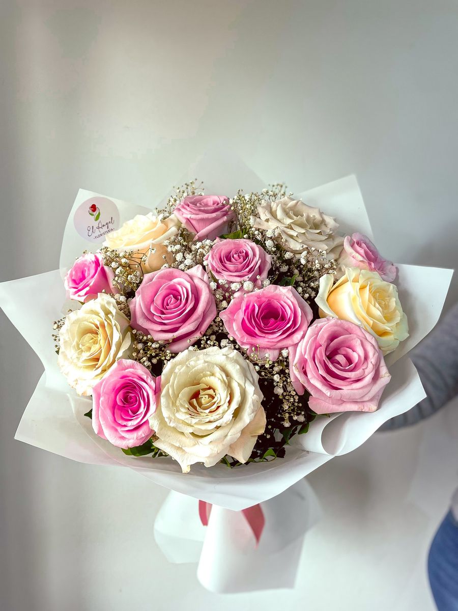 Ramo Pastel de Rosas